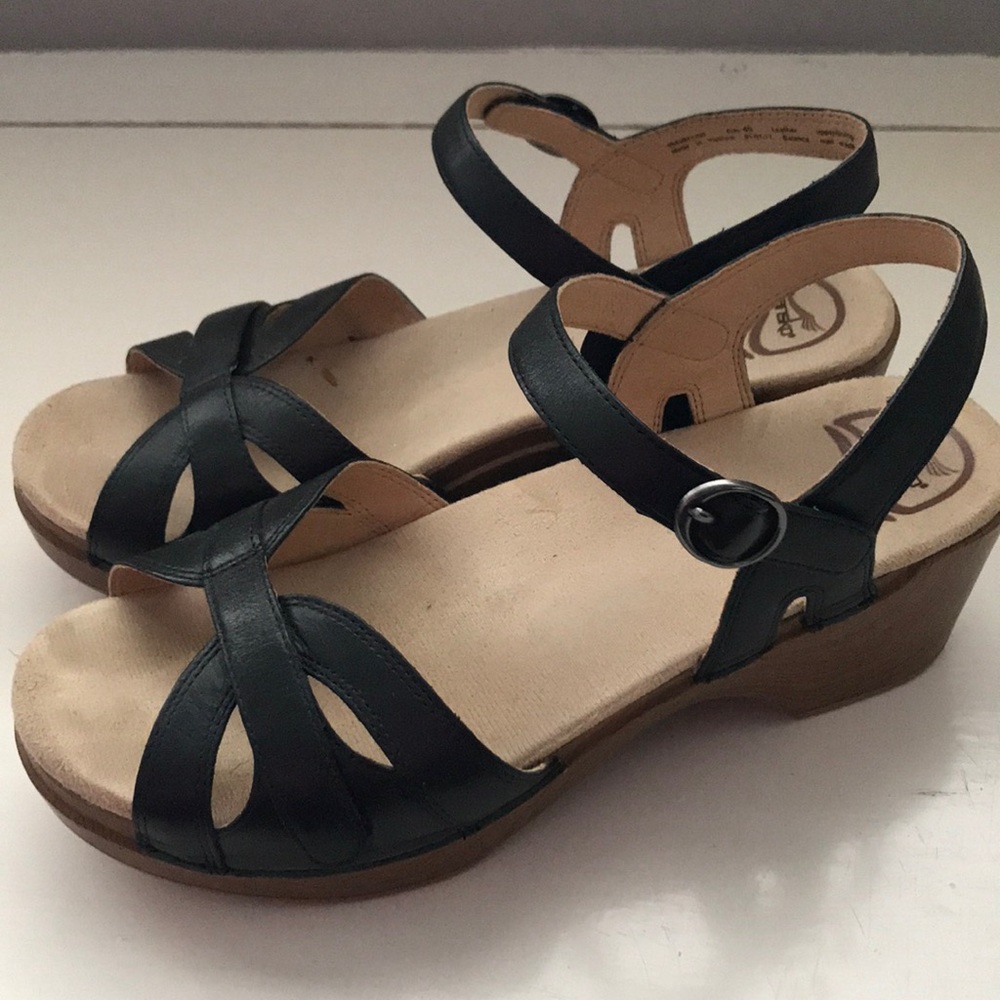 Dansko Sandals Size 10 / 40 Black